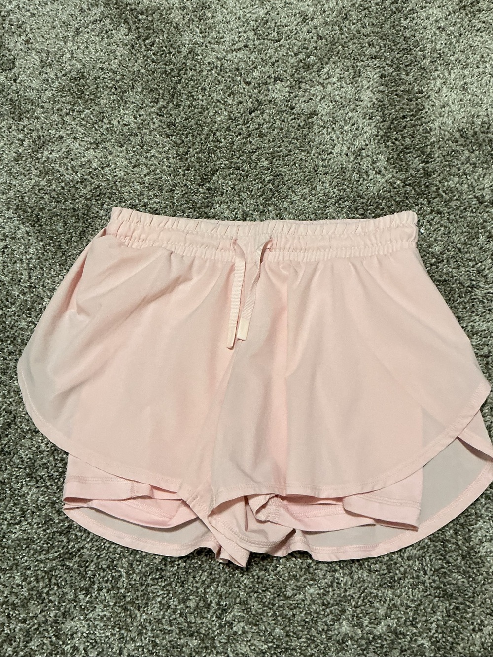 all in motion Light Pink Girls' Layered Athletic Shorts
